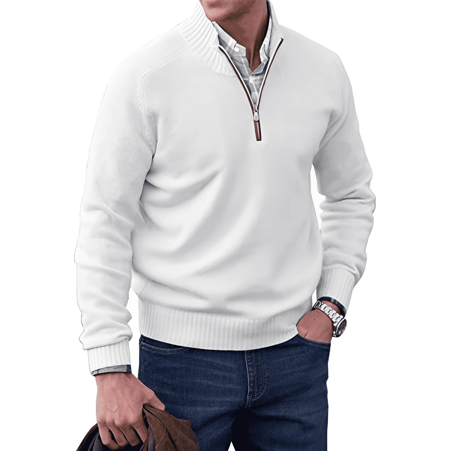 Jones™ - Elegante Jersey Con Cremallera