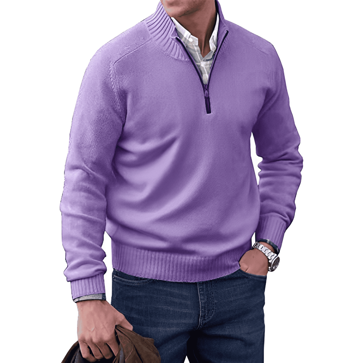 Jones™ - Elegante Jersey Con Cremallera