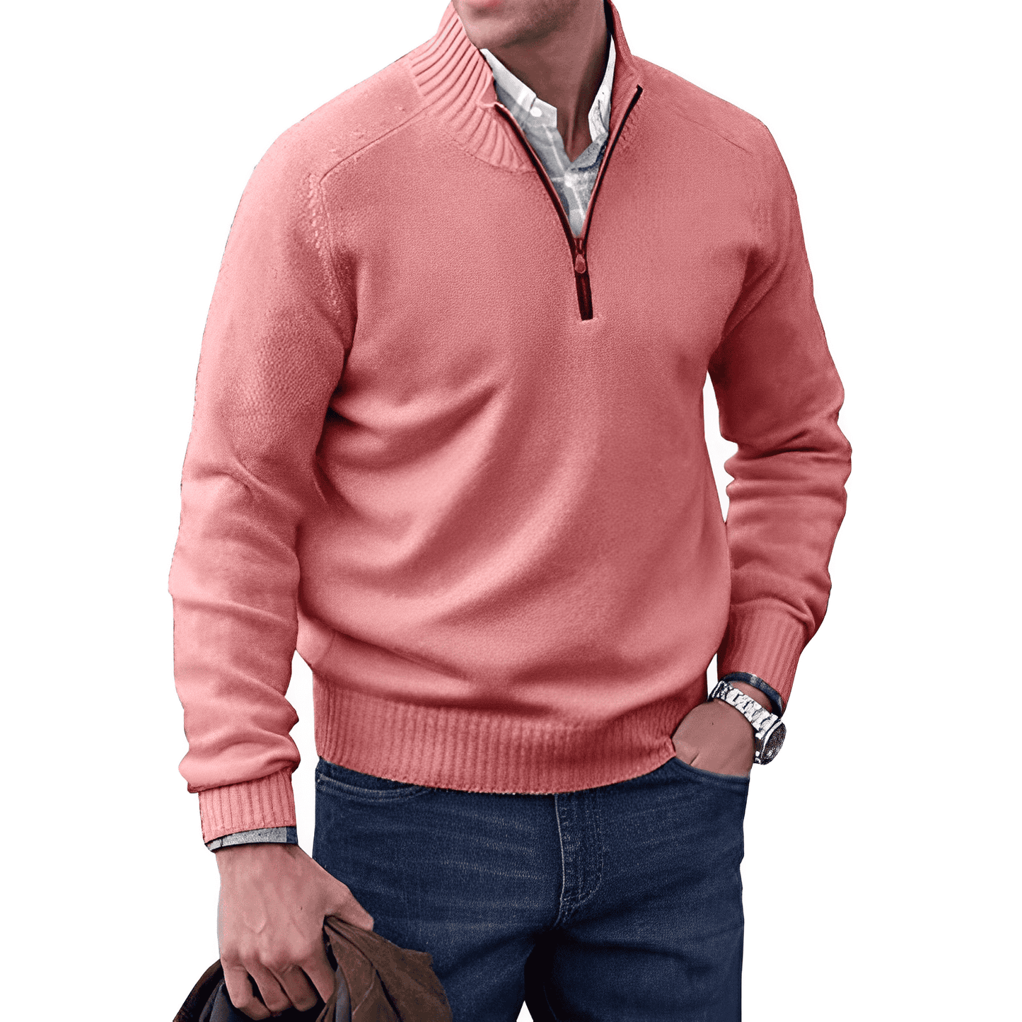 Jones™ - Elegante Jersey Con Cremallera