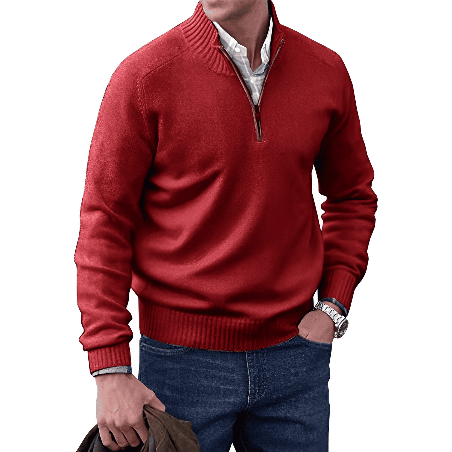 Jones™ - Elegante Jersey Con Cremallera