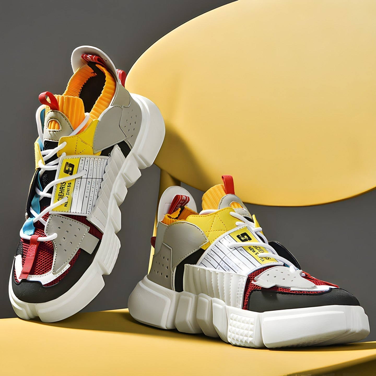 Silvain - Mezcla De Colores Streetwear Sneakers